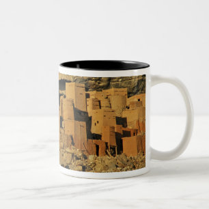 Taza Bicolor MALI, tierras Dogon. Tellem tradicional maliense
