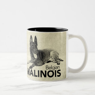 Taza Bicolor Malinois - pastor belga - Mechelaar - Maligator