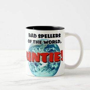 Taza Bicolor Malos abecedarios