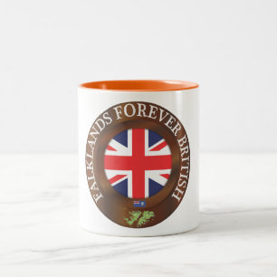 Taza Bicolor Malvinas siempre británicas