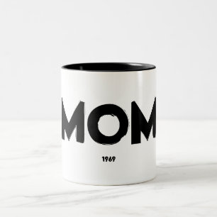 TAZA BICOLOR MAMÁ 1969