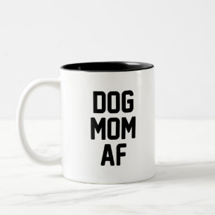 Taza Bicolor Mamá AF del perro