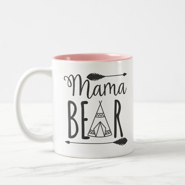 Taza Bicolor Mama Bear (Izquierda)