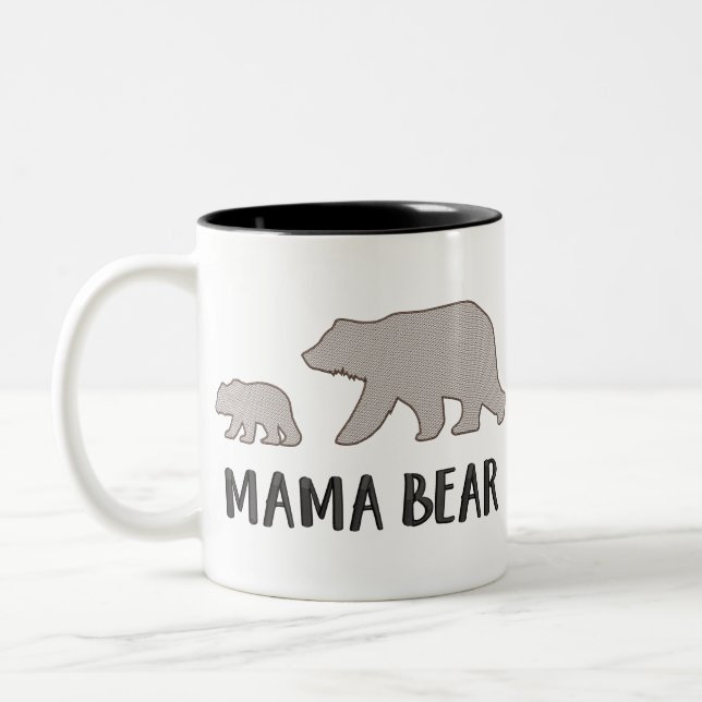 Taza Bicolor Mama Bear Bear Look (Izquierda)