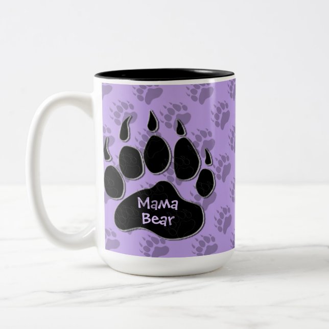 Taza Bicolor Mama Bear Mom (Izquierda)