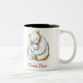Taza Bicolor Mama Bear Mothers Day