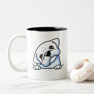 Taza Bicolor Mamá Bulldog