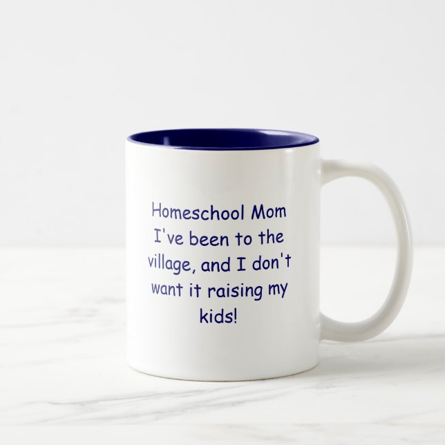 Taza Bicolor Mamá de Homeschool (Derecha)