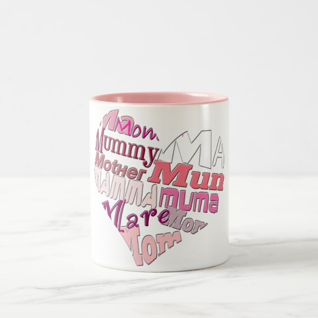 Taza Bicolor Mamá del amor (Centro)