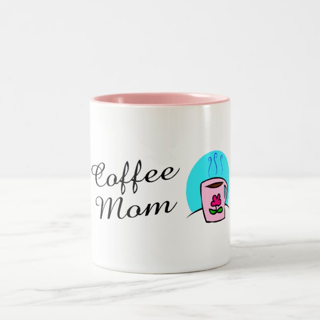 Taza Bicolor Mamá del café (Centro)