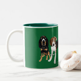 Taza Bicolor Mamá del Coonhound