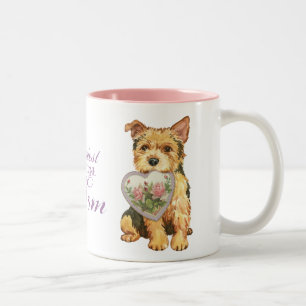 Taza Bicolor Mamá del corazón de Norwich