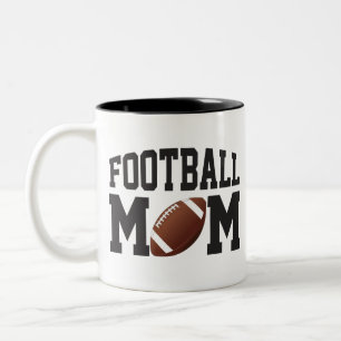 Taza Bicolor Mamá Divertida de Fútbol