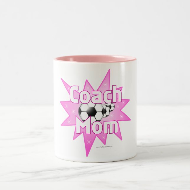 Taza Bicolor Mamá entrenadora (Centro)