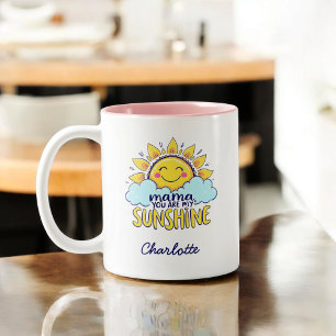 Taza Bicolor Mamá, Eres Mi Sol   Día de la Madre