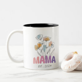 Taza Bicolor Mama Est 2024 Mothers Day