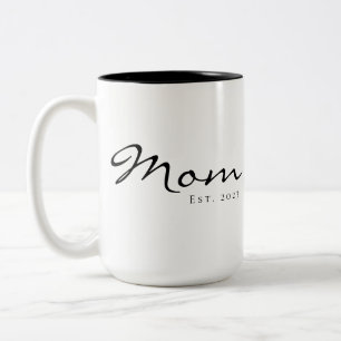 Taza Bicolor Mamá Estableció Nuevo Regalo de Mamá