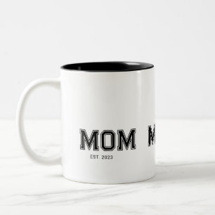 Taza Bicolor Mamá Estableció Nuevo Regalo de Mamá Café de Dos T