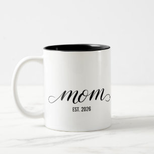 Taza Bicolor Mamá Estableció Nuevo Regalo para Mamá