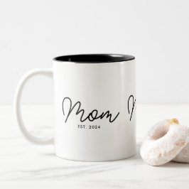 Taza Bicolor Mamá Estableció Nuevo Regalo para Mamá