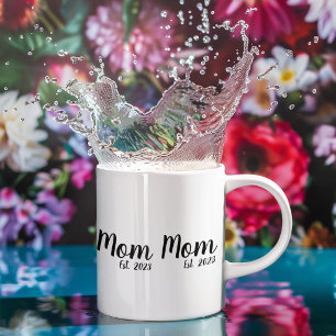 Taza Bicolor Mamá Estableció Nuevo Regalo para Mamá