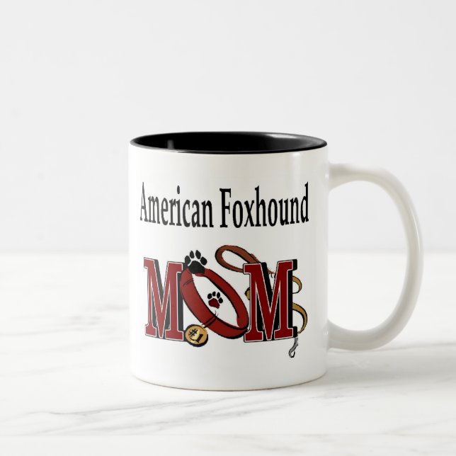Taza Bicolor Mamá Foxhound Americana Mug (Derecha)