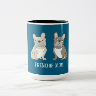 Taza Bicolor Mamá Frenchie