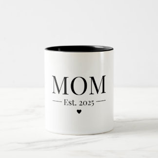 Taza Bicolor Mamá fundada 2025