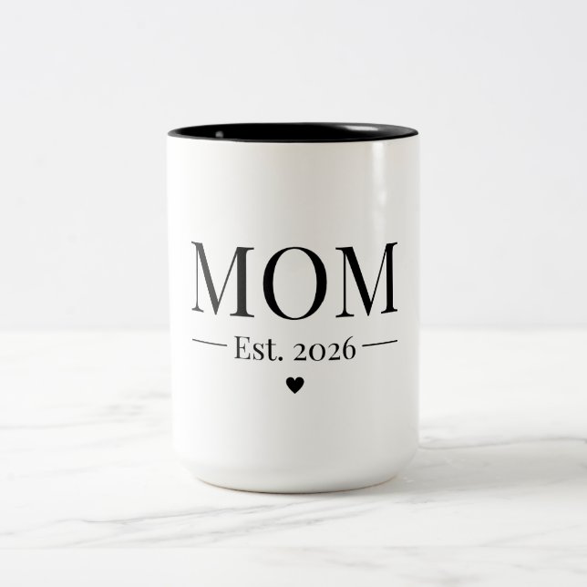 Taza Bicolor Mamá Fundada 2026 (Centro)