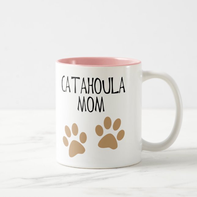 Taza Bicolor Mamá grande de Catahoula de las patas (Derecha)