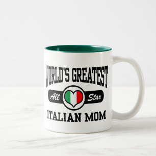 Taza Bicolor Mamá italiana