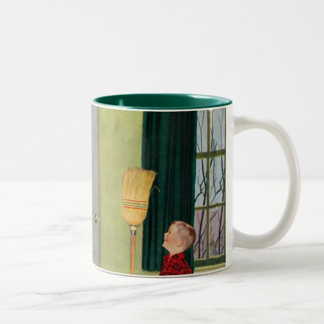 Taza Bicolor ¡Mamá, limpié mi sitio! (Derecha)