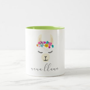 Taza Bicolor Mamá Llama