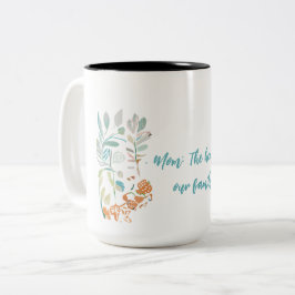 Taza Bicolor Mamá Mug - Minimalista | Elegante regalo del Día d