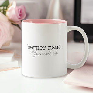 Taza Bicolor Mamá Perro de Montaña de Berna