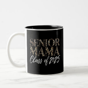 Taza Bicolor Mamá Senior 2025 Orgullosa Mamá De La Clase De 202