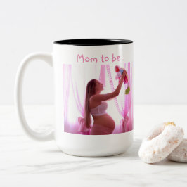 Taza Bicolor Mamá será fotografía personalizada, el día de la m