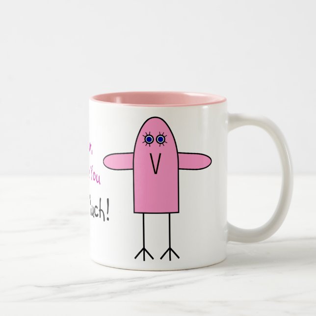 Taza Bicolor ¡Mamá, te amo este mucha! (Derecha)