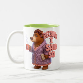 Taza Bicolor Mamá vs. papá