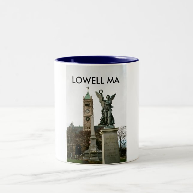 Taza Bicolor Mamáes Lowell Ayuntamiento Café Mug (Centro)