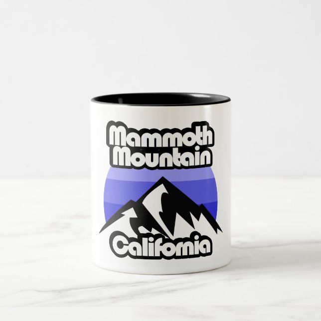 Taza Bicolor Mammoth Mountain California (Centro)