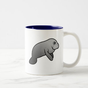Taza Bicolor Manatee lindo