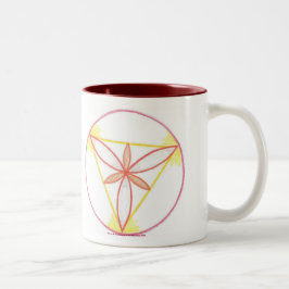 Taza Bicolor Mandala #2 de la inspiración