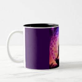 Taza Bicolor Mandala cósmica