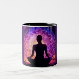 Taza Bicolor Mandala cósmica