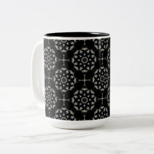 Taza Bicolor Mandala elegante