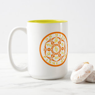 Taza Bicolor Mandala Mantra