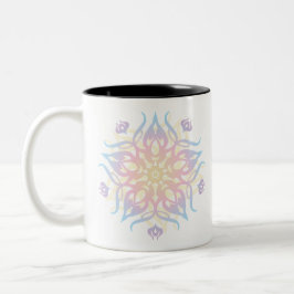 Taza Bicolor Mandala Sprite Burst
