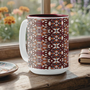 Taza Bicolor Mandalas del Desierto