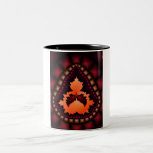 Taza Bicolor Mandelbrot Moth